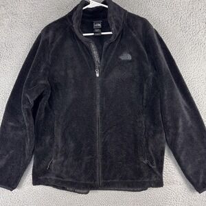 The North Face Jacket Womens XL Black‎ Osito 2 Full Zip Fleece Plush NF00C782
